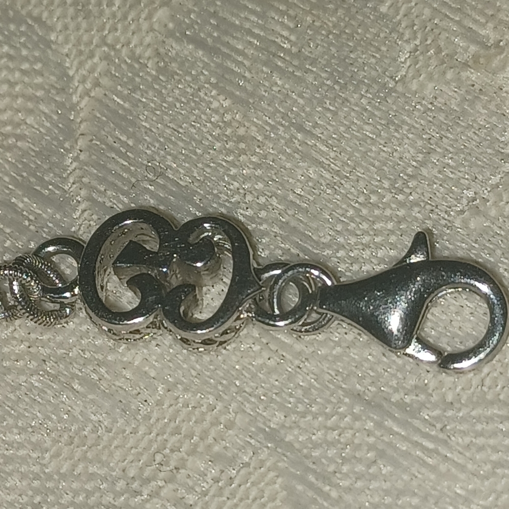 Gabriel & Co. Sterling Silver & 18k Station Necklace, 18 Inches - Picture 6 of 8